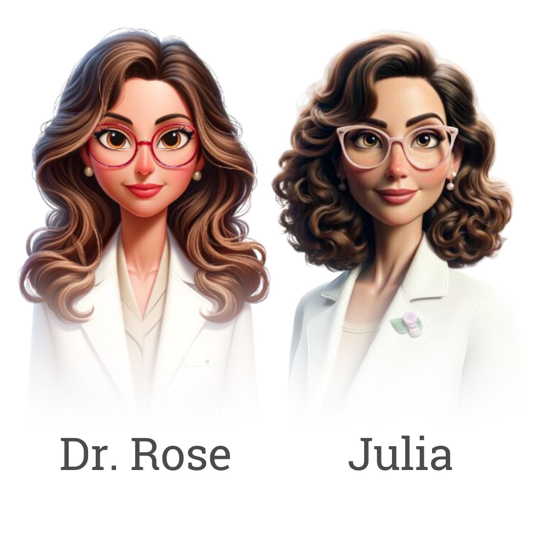 docteur rose et julia de julia et rose cosmetics