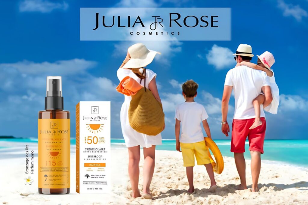 Cover julia et rose spray bronzant et crème solaire